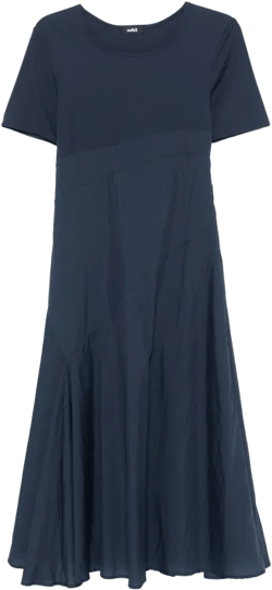 panelled maxi dress