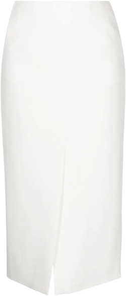 pencil midi skirt