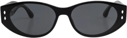 oval-frame sunglasses