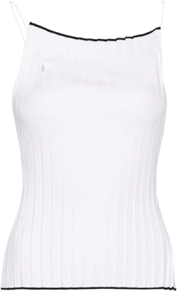 plissé-effect top