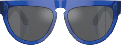 logo-engraved round-frame sunglasses