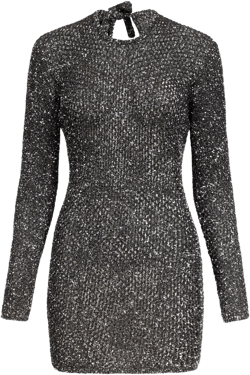 crochet mini dress