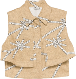 logo-print shirt