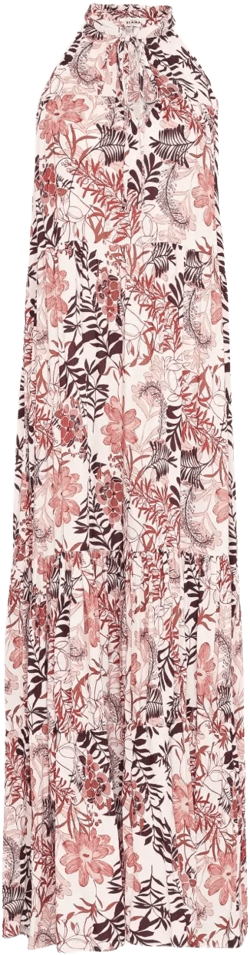 floral-print dress