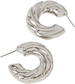 Aerie Chunky Croissant Hoop Earrings