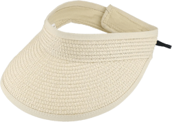 Women Straw Sun Visor Hat Wide Brim Foldable Summer UV Protection Beach Cap Packale Hats