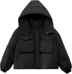 Parkas for Women Cotton Padded Jacket Fashion Cotton Padded Jacket Down Jacket Thicken Long Outwear Women Coats