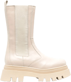 chunky 55mm leather boots