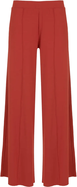 flared pleated trousers