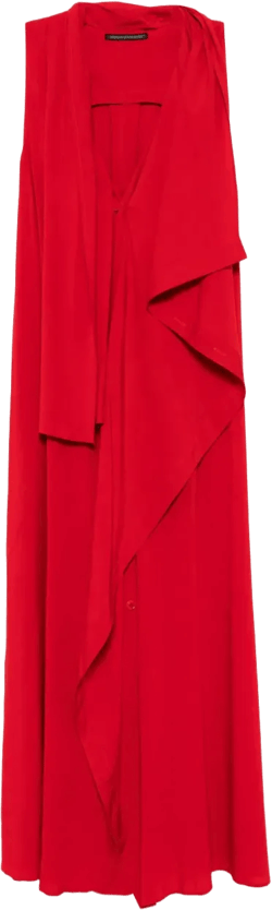 Ry Lawn long draped sleeveless dress