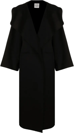 oversized wool-cashmere coat