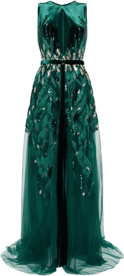 sequin-embellished dress