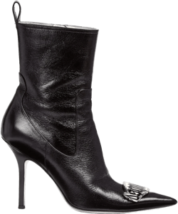 Gothic 100mm leather boots 