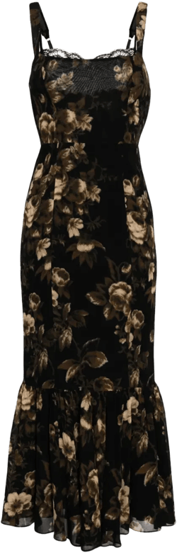 Irisa floral-print dress