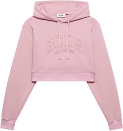 Lounge Logo Crop Hoodie