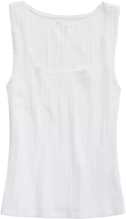 Aerie Ribbed Scoop Neck Tank Top