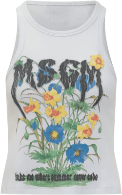 graphic-print top
