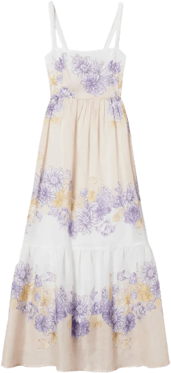floral-print dress