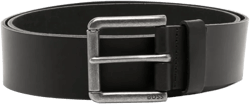 engraved-logo buckle belt