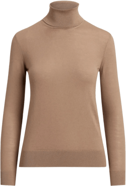 roll-neck knit jumper