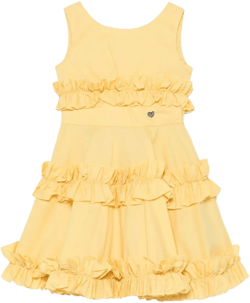 ruffled dress