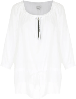 tie-fastening blouse