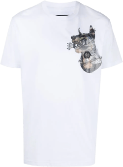 graphic-print cotton T-shirt