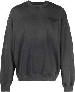 heart-print cotton sweatshirt