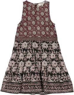 Danae floral-print tiered dress