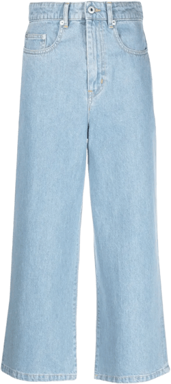 Sumire cropped wide-leg jeans