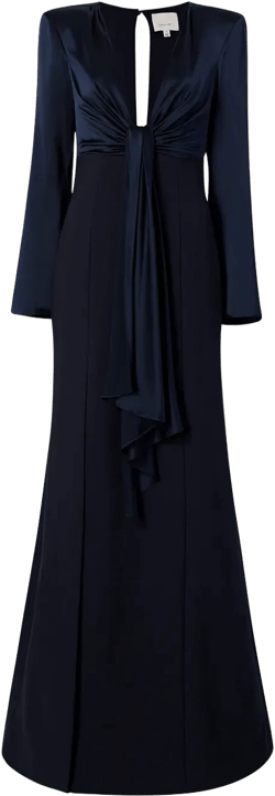 Julianne knot-detail gown