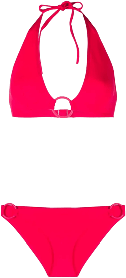 halterneck bikini set