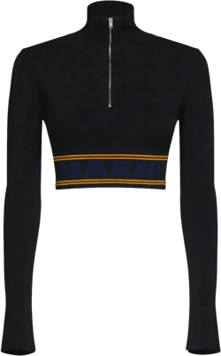 logo-underband cropped jumper