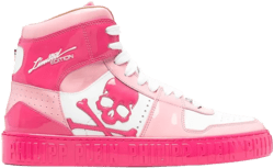 Skull high-top sneakers