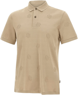 mercerized cotton polo shirt