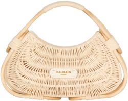 medium Jolie Madame wicker basket tote bag