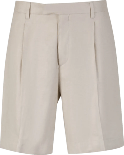 linen Bermuda shorts
