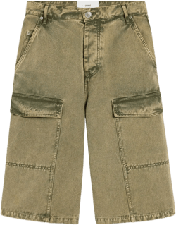 wide-leg Bermuda shorts