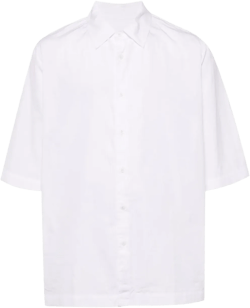 short-sleeve cotton shirt