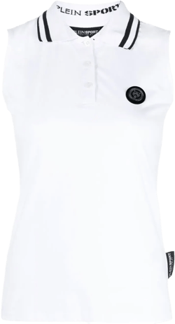 polo collar tank top