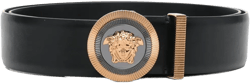 Medusa-buckle detail belt
