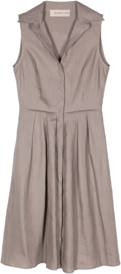 Ansellia linen midi dress