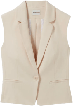 buttoned waistcoat