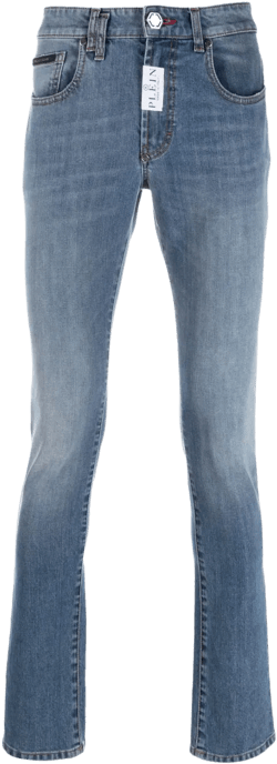 logo-patch skinny jeans 