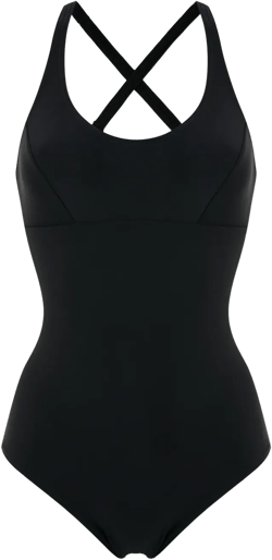 criss-cross swimsuit 