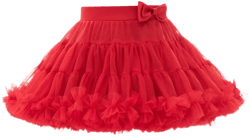 bow-detail tutu skirt