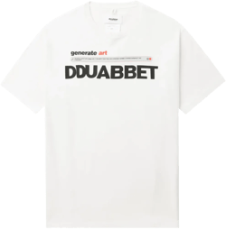 text-print cotton T-shirt