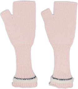 fingerless knit gloves