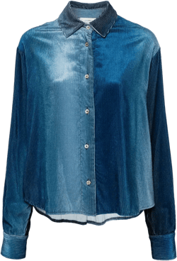 gradient corduroy shirt