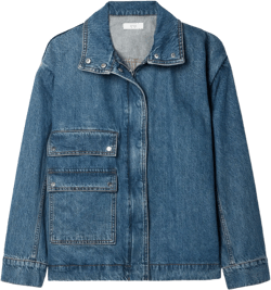 Denim bomber jacket